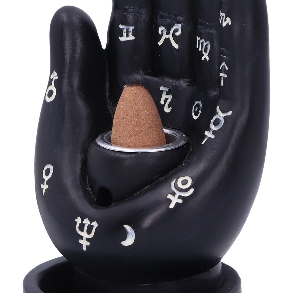 Nemesis Now Nemesis Now Palmistry Backflow Incense Burner Zwart A